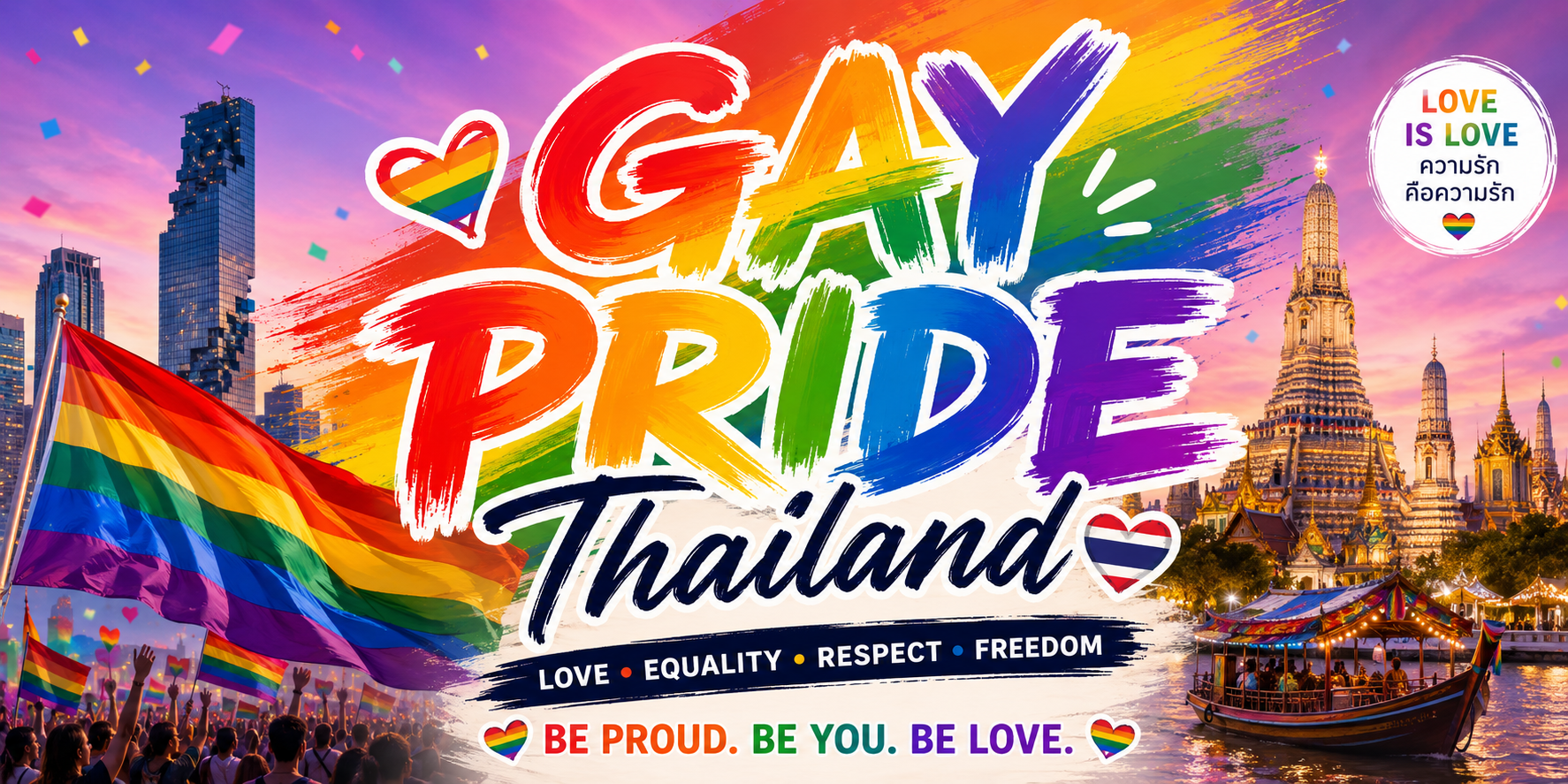 Thailand Pride 2026: รวมทุกเรื่องต้องรู้ก่อนไป Bangkok Pride Festival